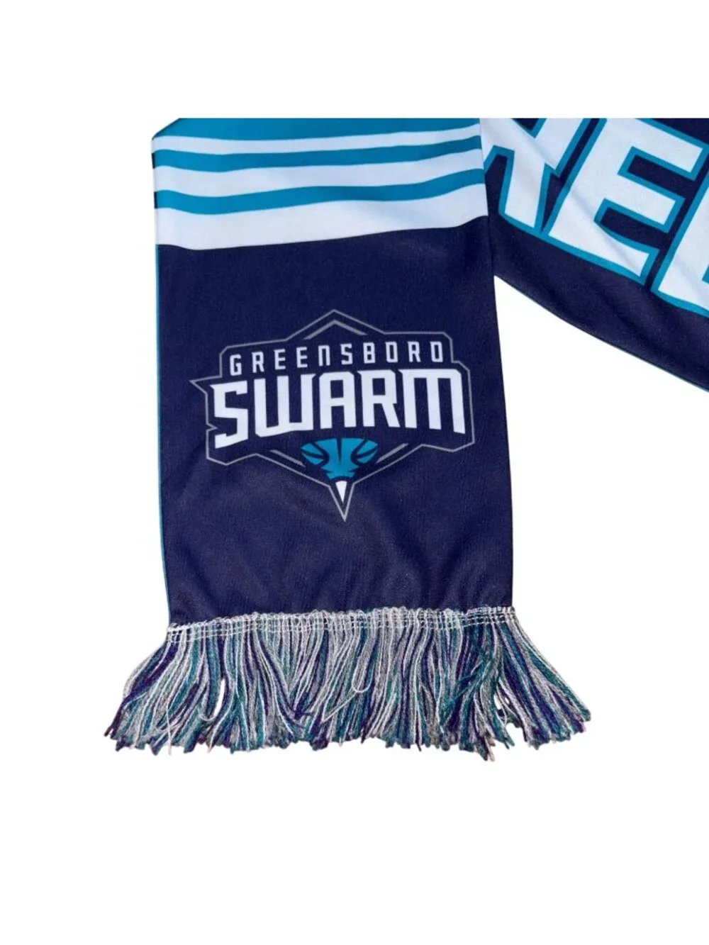 NBA G-Leaugue Greesnboro Swarm Adult (non-knit) Scarf-60 in-GUC
